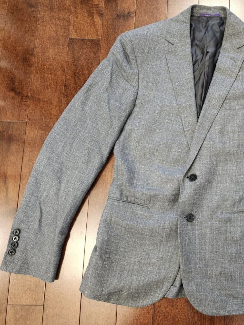 Ralph Lauren Purple Label men's gray blazer in size 36R